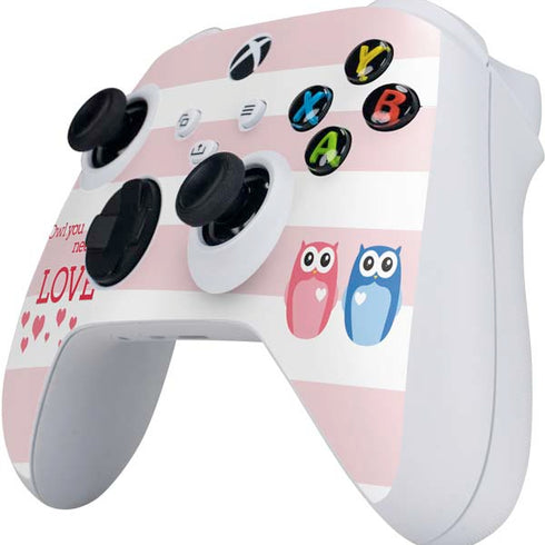 Owl Is All You Need Xbox Series S Controller Skin