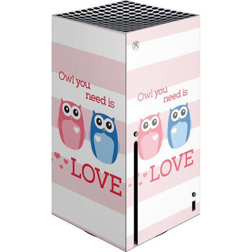 Owl Is All You Need Xbox Series X Console Skin