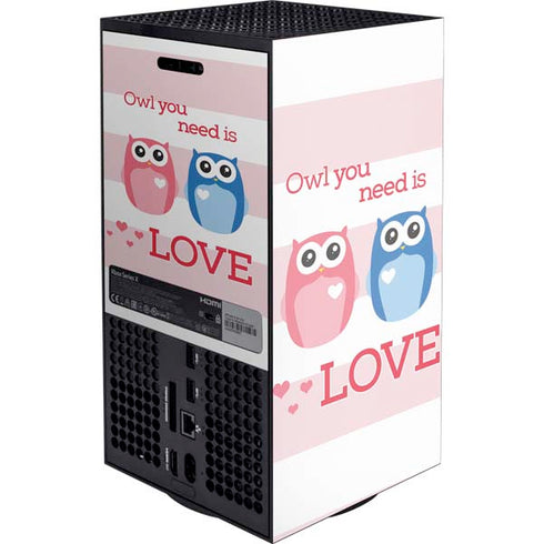 Owl Is All You Need Xbox Series X Console Skin
