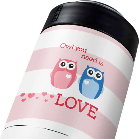 Owl Is All You Need Yeti Colster Can Insulator Skin