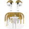 Paint Splatter Gold Apple AirPods (3rd Gen 2021) Skin