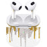 Paint Splatter Gold Apple AirPods (3rd Gen 2021) Skin