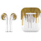 Paint Splatter Gold Apple AirPods Skin