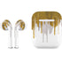 Paint Splatter Gold Apple AirPods Skin