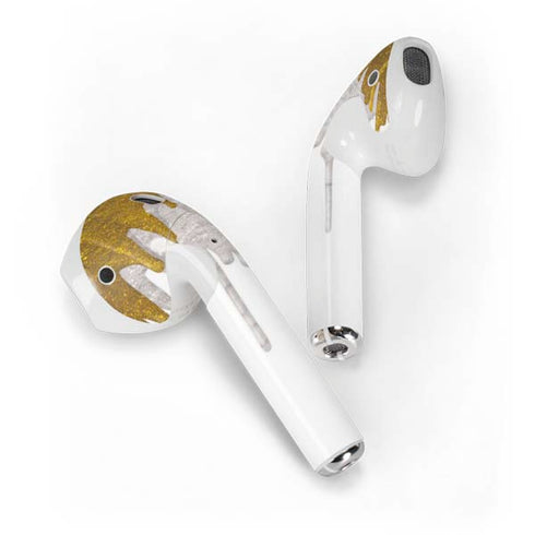 Paint Splatter Gold Apple AirPods Skin