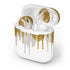 Paint Splatter Gold Apple AirPods Skin