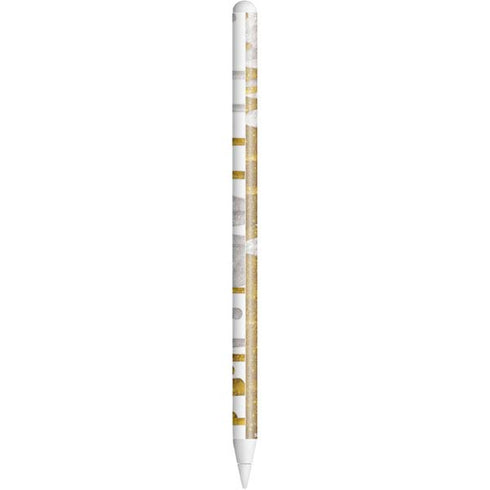 Paint Splatter Gold Apple Pencil (2nd Gen 2019) Skin