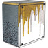 Paint Splatter Gold Cooler Master MasterBox Q300L Mini Tower Skin