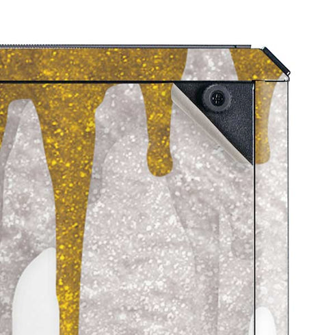 Paint Splatter Gold Cooler Master MasterBox Q300L Mini Tower Skin