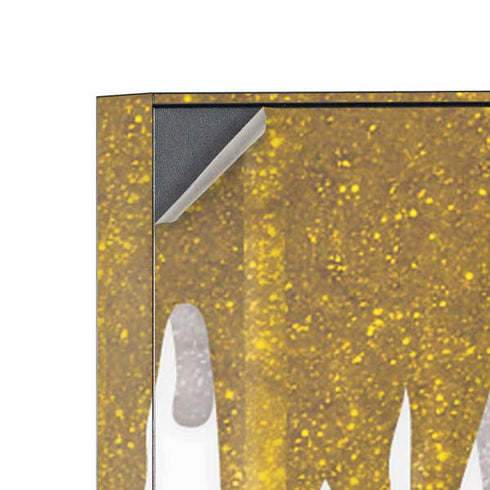 Paint Splatter Gold Corsair 4000D Tempered Glass Mid-Tower ATX Case Skin