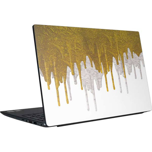 Paint Splatter Gold Dell Vostro Skin