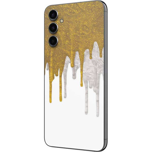 Paint Splatter Gold Galaxy A14 5G Skin