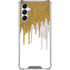Paint Splatter Gold Galaxy A15 5G Clear Case