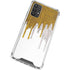 Paint Splatter Gold Galaxy A32 5G Clear Case