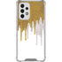 Paint Splatter Gold Galaxy A33 5G Clear Case