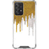 Paint Splatter Gold Galaxy A52 5G Clear Case