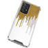 Paint Splatter Gold Galaxy A52 5G Clear Case