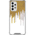 Paint Splatter Gold Galaxy A53 5G Clear Case