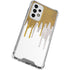 Paint Splatter Gold Galaxy A53 5G Clear Case