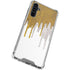 Paint Splatter Gold Galaxy A54 5G Clear Case