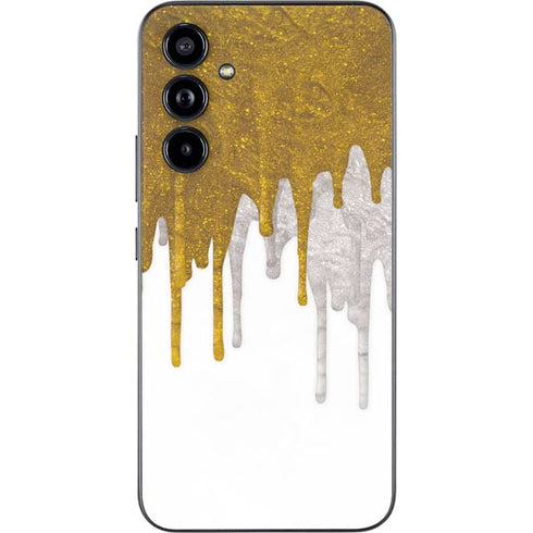 Paint Splatter Gold Galaxy A54 5G Skin