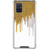 Paint Splatter Gold Galaxy A71 5G Clear Case