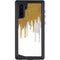Paint Splatter Gold Galaxy Note 10 Waterproof Case