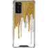 Paint Splatter Gold Galaxy Note20 5G Clear Case