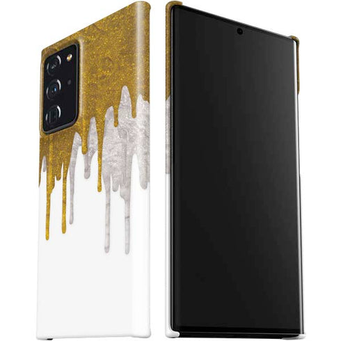Paint Splatter Gold Galaxy Note20 Ultra 5G Lite Case