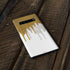 Paint Splatter Gold Galaxy S10 Plus Skin
