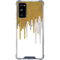 Paint Splatter Gold Galaxy S20 FE Clear Case