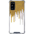 Paint Splatter Gold Galaxy S20 FE Clear Case