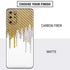 Paint Splatter Gold Galaxy S20 Plus Skin