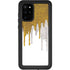 Paint Splatter Gold Galaxy S20 Plus Waterproof Case