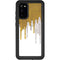 Paint Splatter Gold Galaxy S20 Waterproof Case
