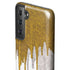 Paint Splatter Gold Galaxy S21 FE Pro Case