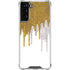 Paint Splatter Gold Galaxy S22 Plus Clear Case