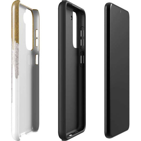 Paint Splatter Gold Galaxy S22 Plus Pro Case