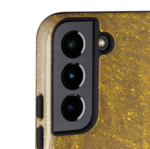 Paint Splatter Gold Galaxy S22 Pro Case