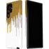 Paint Splatter Gold Galaxy S22 Ultra Pro Case
