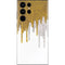 Paint Splatter Gold Galaxy S22 Ultra Skin