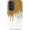 Paint Splatter Gold Galaxy S23 Plus Pro Case