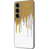 Paint Splatter Gold Galaxy S23 Skin