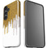 Paint Splatter Gold Galaxy S24 Plus Impact Case