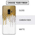 Paint Splatter Gold Galaxy S9 Skin