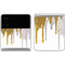 Paint Splatter Gold Galaxy Z Flip4 5G Skin