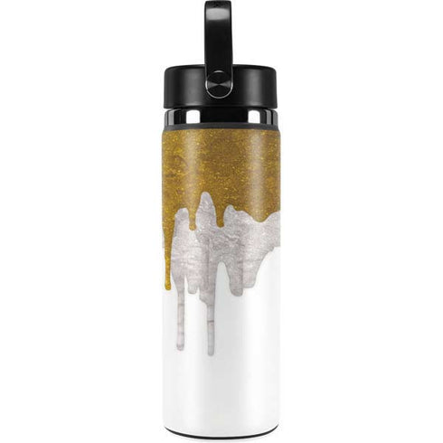 Paint Splatter Gold Hydro Flask 20oz Wide Mouth Skin