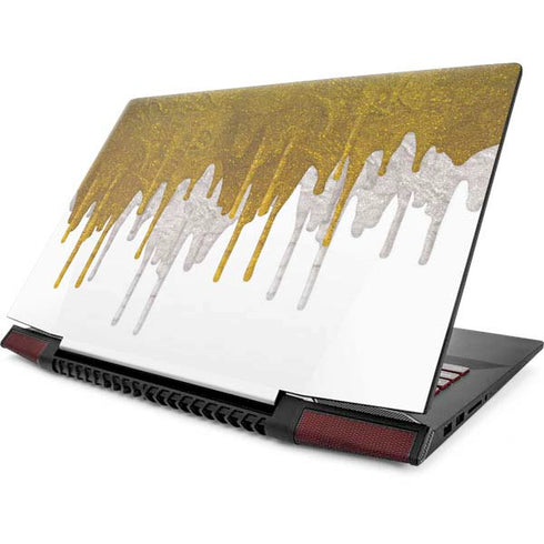 Paint Splatter Gold Lenovo IdeaPad Skin