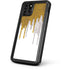 Paint Splatter Gold iPhone 11 Pro Max Waterproof Case