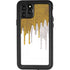 Paint Splatter Gold iPhone 11 Pro Waterproof Case